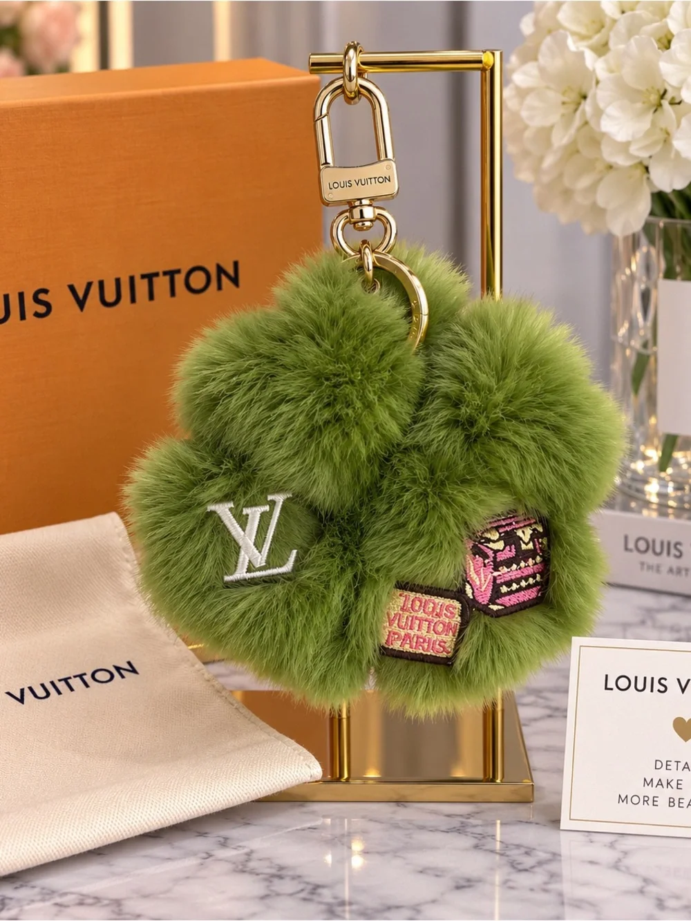 Clover Irish Luxury Key Chain Charm